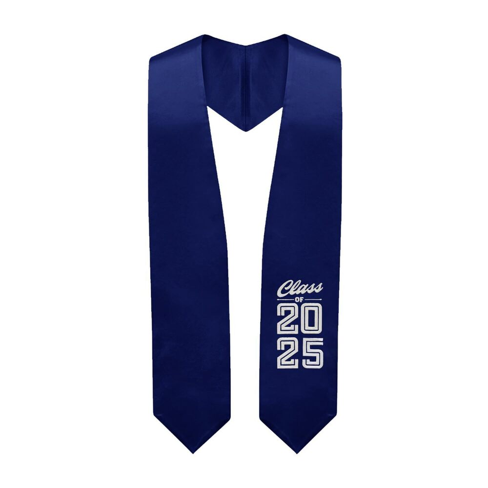 7045 Stole Class of 2025 With Classic Tips Unisex Adult 62" Long